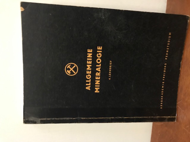 Allgemeine Mineralogie, Lehrbrief 1-4, 6, 8, 9