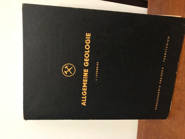 Allgemeine Geologie, Lehrbrief 1-7