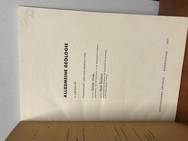 Allgemeine Geologie, Lehrbrief 1-7