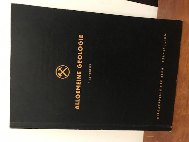 Allgemeine Geologie, Lehrbrief 1-7