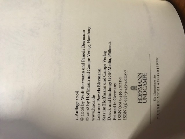 Berlin, du deutsche Frau, Biermann