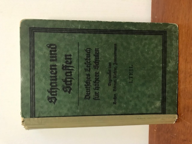 Schauen und Schaffen, 1930