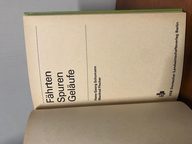 Fährten, Spuren, Geläufe, Schumann