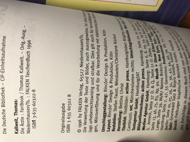 Die Ärzte, Falken Taschenbuch
