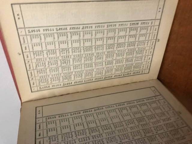 Nouvelle Tables de Logarithmes, Edition Speciale