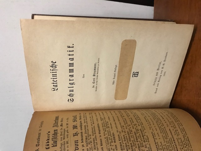 Lateinische Schulgrammatik,Stegmann
