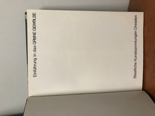 Einführung in das Grüne Gewölbe