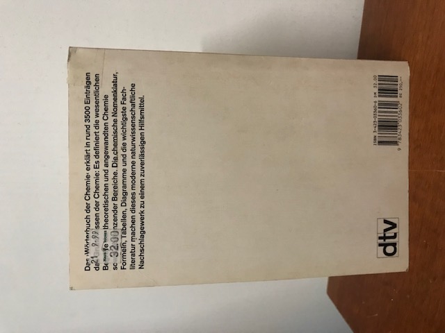 Wörterbuch der Chemie, dtv