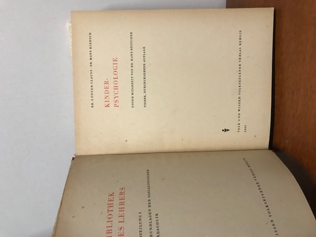 Kinderpsychologie, Clauss, BDL