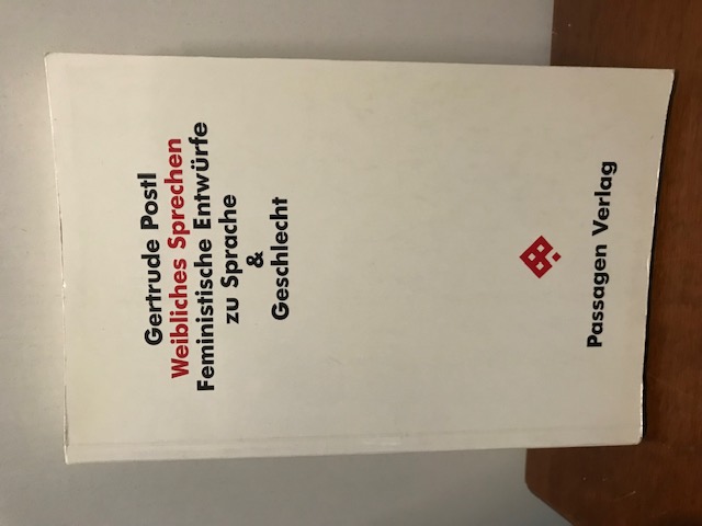 Weibliches Sprechen, Passagen Verlag