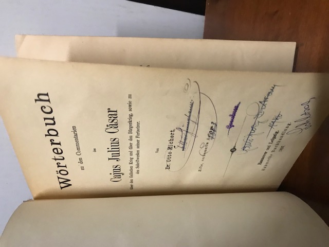Wörterbuch zu den Commentarien Cajus Julius Caesar