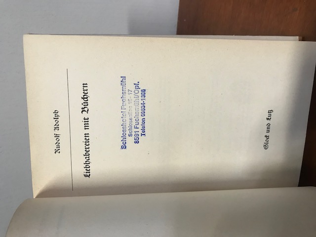 Liebhabereien mit Büchern