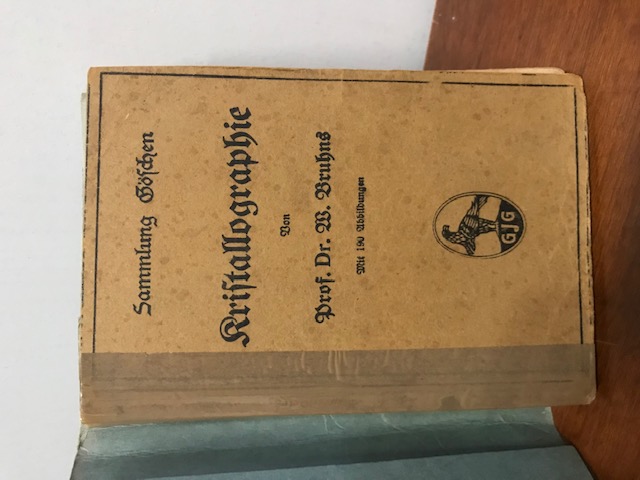 Sammlung Göschen, Kristallographie