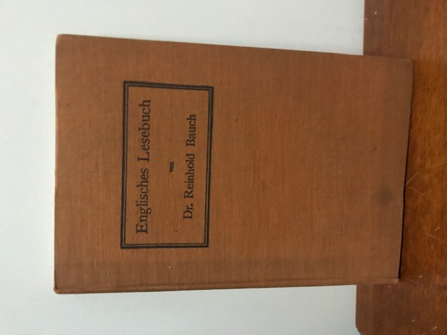 Englisches Lesebuch, Reinhold Bauch