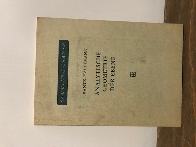 Analytische Geometrie der Ebene, Crantz