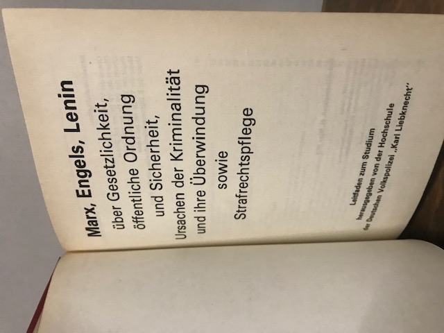 Marx, Engels/ Lenin über Gesetzlichkeit 1978