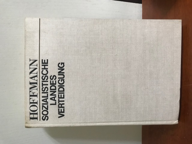 Hoffmann, Sozialistische Landesverteidigung 1971