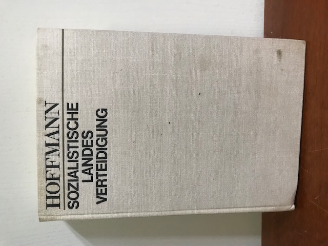 Hoffmann, Sozialistische Landesverteidigung 1971