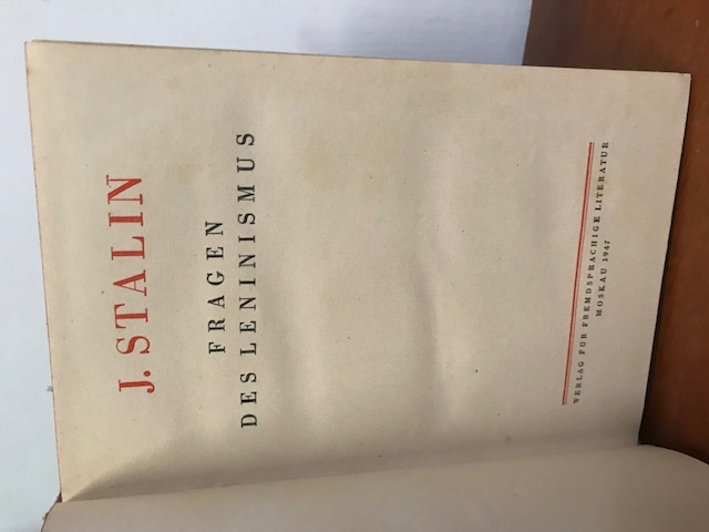 Stalin, Fragen des Leninismus 1947