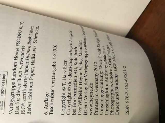 So denken Millionäre, Eker