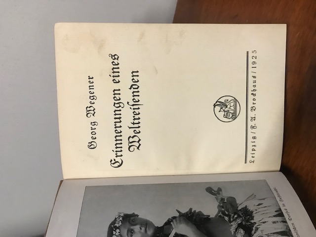 Erinnerungen eines Weltreisenden, Wegener