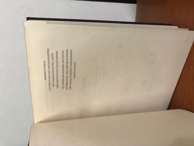 Stalin, Werke Band 5, 1952