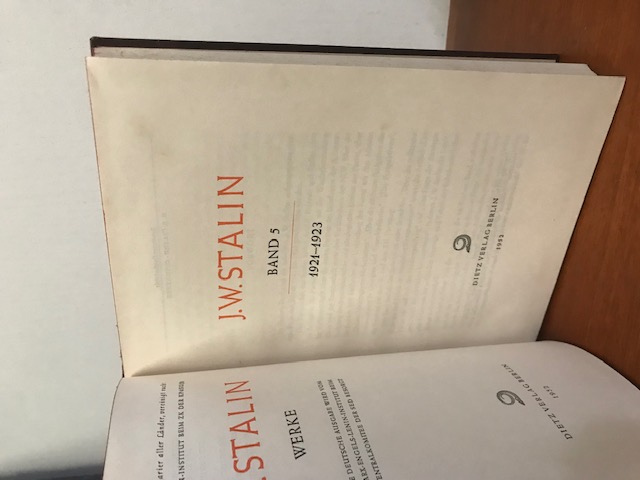 Stalin, Werke Band 5, 1952