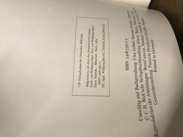 Bildergeschichte der deutschen Bergarbeiterbewegun