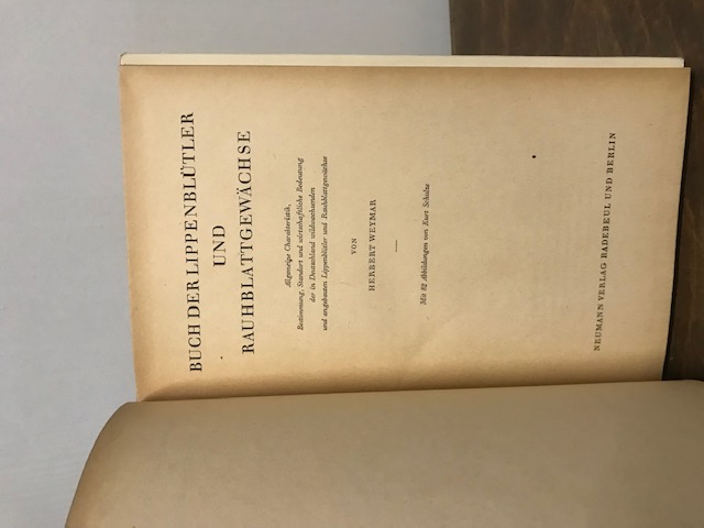 Buch der Lippenblüter, Weymar