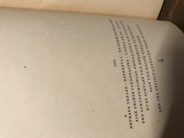 Buch der Lippenblüter, Weymar