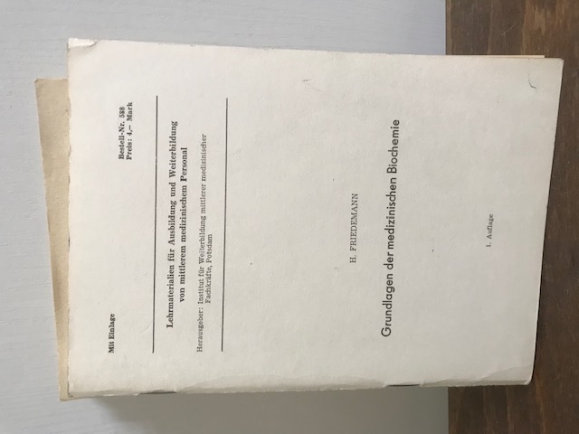 Studienmaterial, Lehrmaterial Medizin DDR