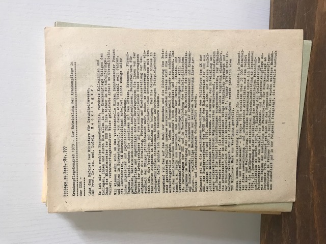 Studienmaterial, Lehrmaterial Medizin DDR