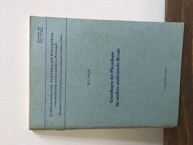 Studienmaterial, Lehrmaterial Medizin DDR