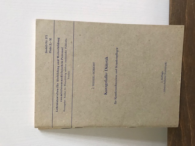 Studienmaterial, Lehrmaterial Medizin DDR