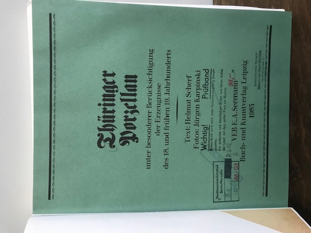 Thüringer Porzellan, Scherf