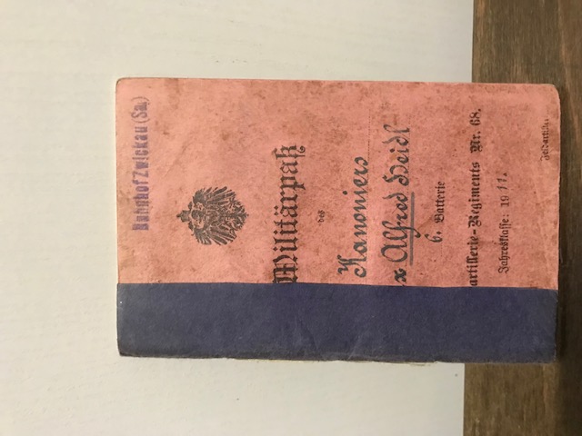 Militärpaß, 1911