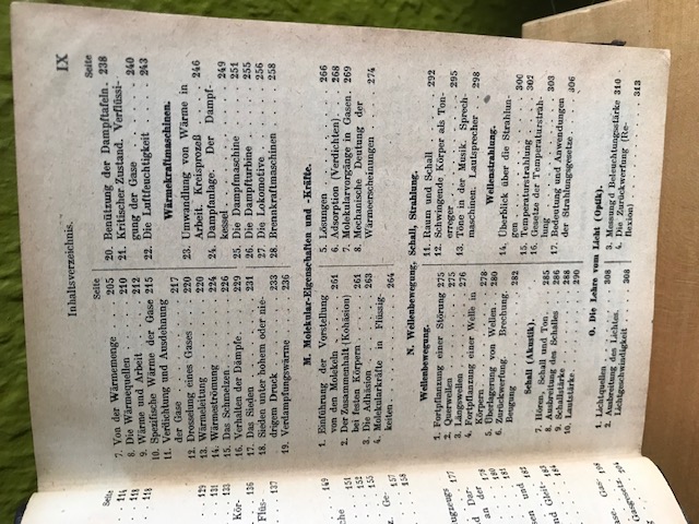 Altes Buch über Physik, Titel unbekannt
