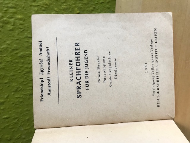 Kleiner Sprachführer für die Jugend 1951