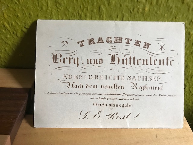 Postkarten Trachten Berg- und Hüttenleute