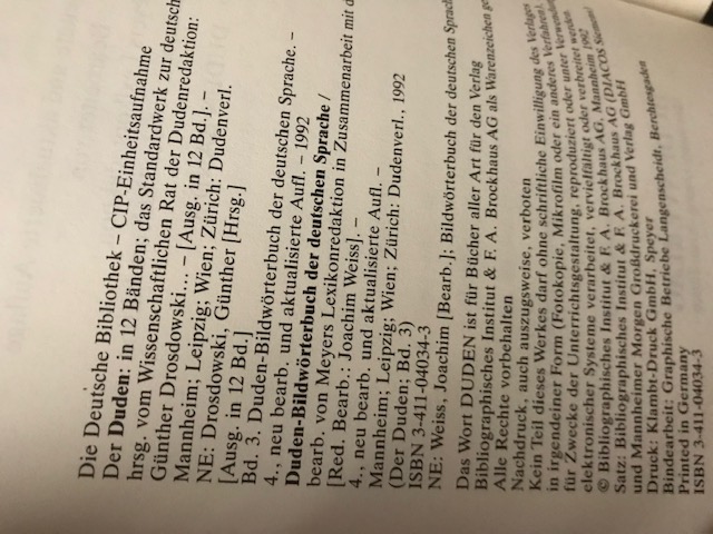 Duden, Das Bildwörterbuch