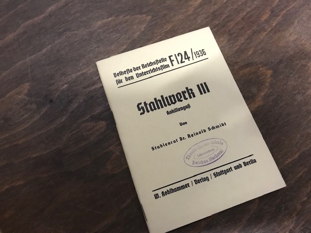 Beihefte der Reichsstelle, F120, F122, F123, F124 