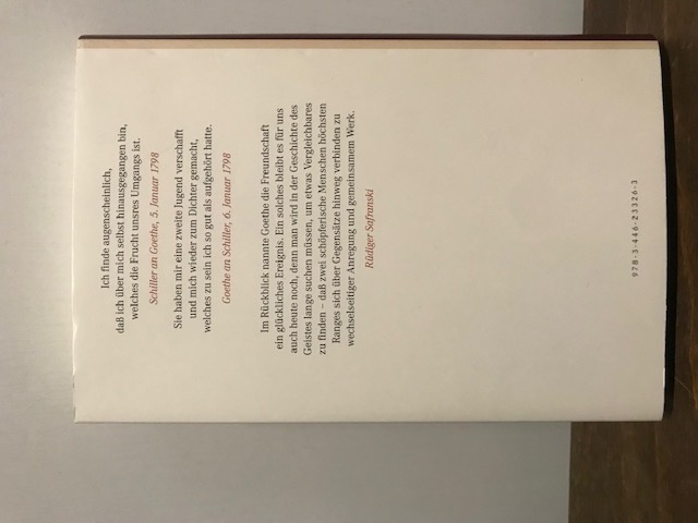 Goethe und Schiller, Safranski