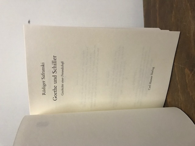 Goethe und Schiller, Safranski