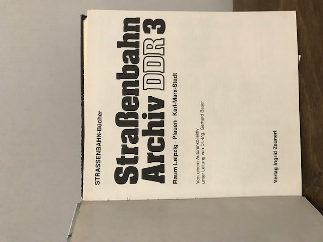 Straßenbahn Arciv DDR 3