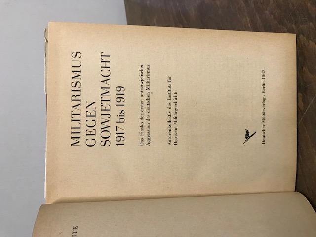 Militarismus gegen Sowjetmacht 1917-1919