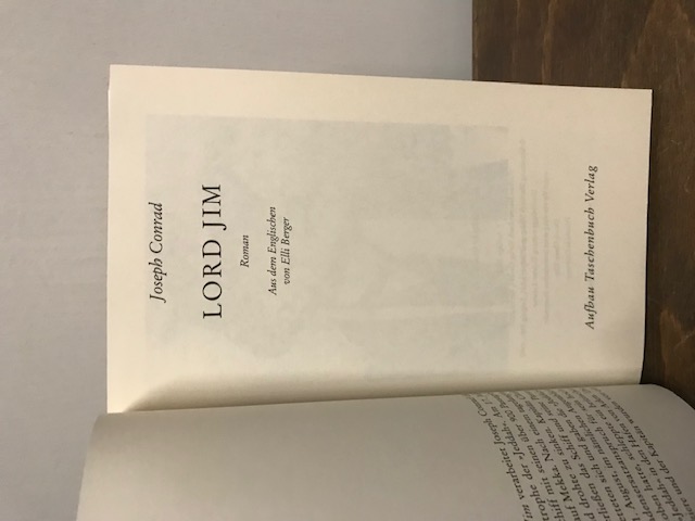 Lord Jim, Conrad