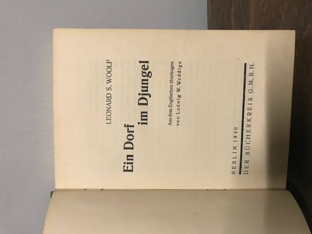 Ein Dorf im Djungel, Woolf