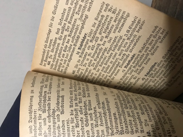 Schießvorschrift für Infanteriegeschütze 1939