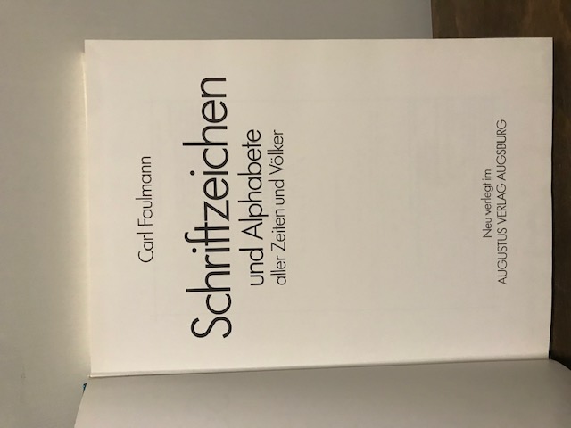 Schriftzeichen und Alphabete aller Zeiten und Völk