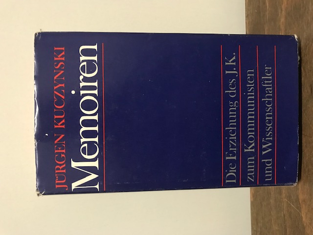 Kuczynski, Memoiren